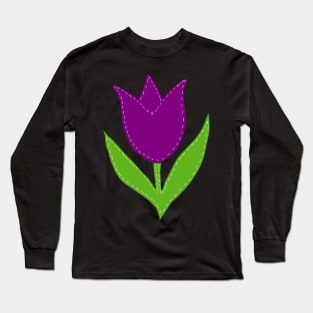 Purple tulip Long Sleeve T-Shirt